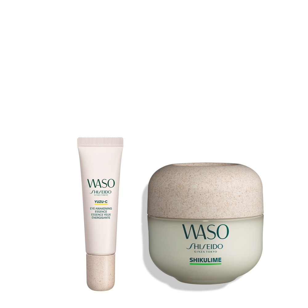 YUZU-C Essence Yeux Énergisante & Crème Ultra-Hydratante,