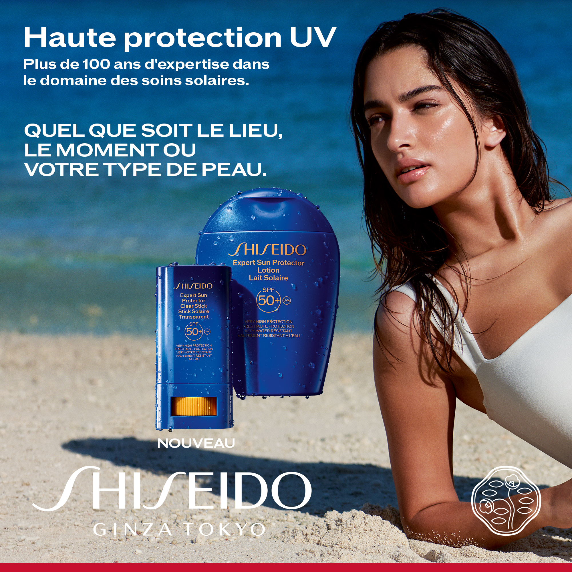 Stick Protecteur UV Transparent SPF50+,